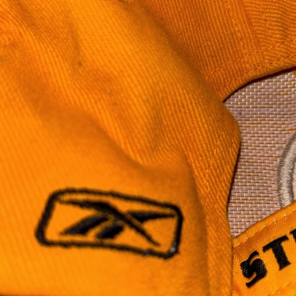 NFL Pittsburgh Steelers Football Cotton Trucker Yellow Authentic Team Cap - Picture 5 of 10